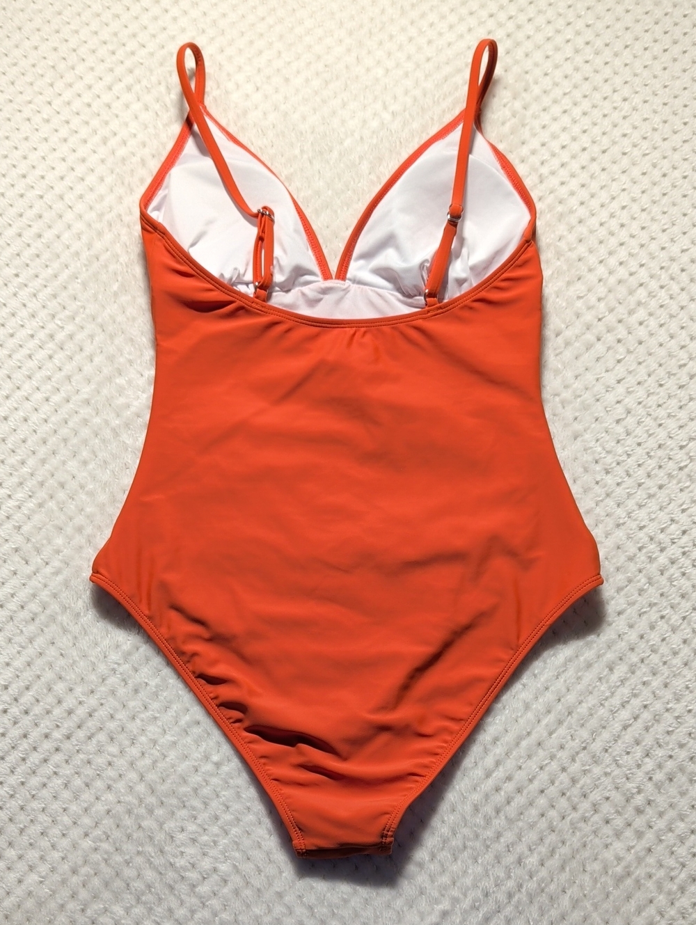 Cupshe Bright Day Shirring Tummy Control One Piece Swimsuit - Picture 4 of 9